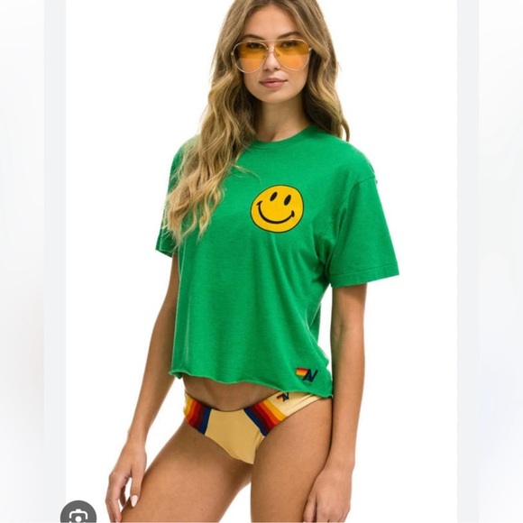 AVIATOR NATION SMILEY TEE size XS - Picture 1 of 5